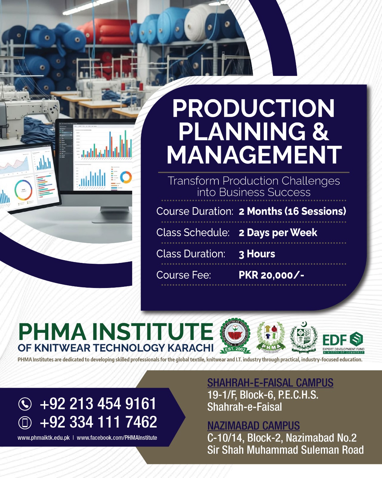 PRODUCTION PLANNING AND MANAGEMENT